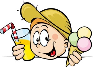 boy with juice