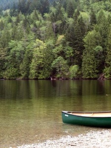 lake canoeing